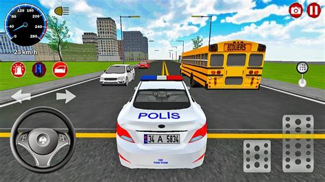 Real Police Car Driving Simulator 3D - Police Patrolling Busy Street #2 - Android Gameplay - YouTube