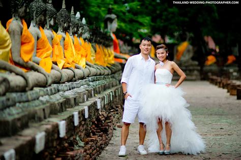 Ayutthaya Pre-Wedding of Erica & Raymond - Thailand Wedding Photographer