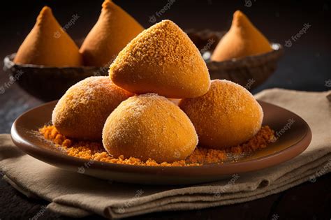 Premium Photo | Coxinha a delicious brazilian street food