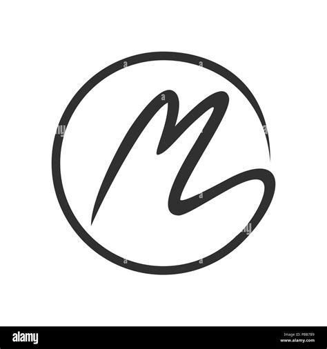 M logo vector vectors hi-res stock photography and images - Alamy