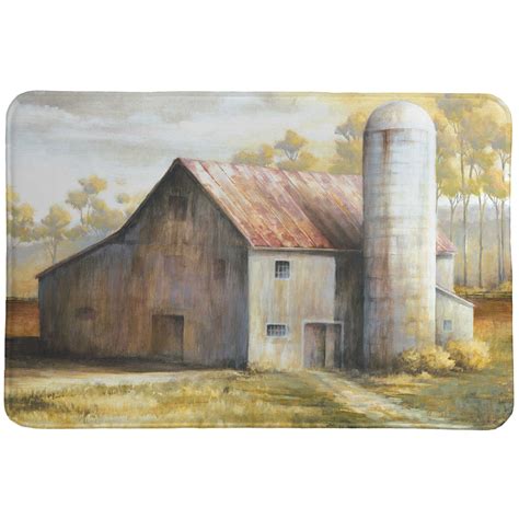 Autumn Barn Memory Foam Rug in 2021 | Barn painting, Barn pictures ...