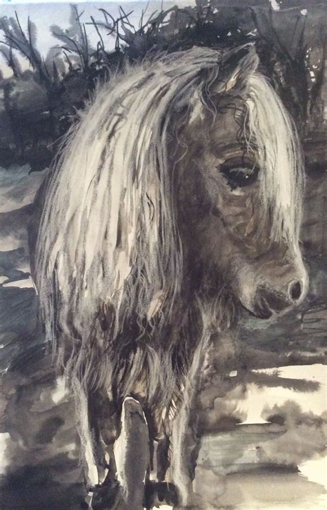 Ink, charcoal and chalk on Stone Henge paper. Chalk, Charcoal, The Past, Horses, Ink, Stone ...