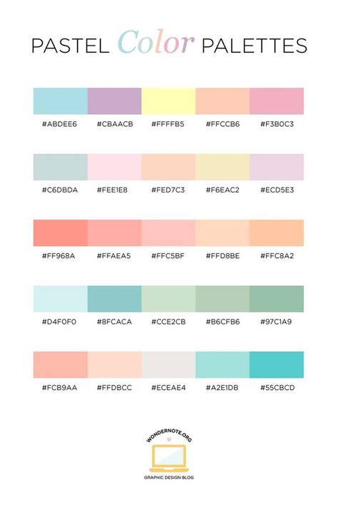 Summer Color Palette Hex Codes | Pastel colour palette, Color palette challenge, Hex color palette