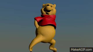 GANGNAM STYLE REMIX / Winnie The Pooh 3D DANCE on Make a GIF