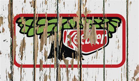 Keebler Vintage Logo on Old Wall Mixed Media by Design Turnpike