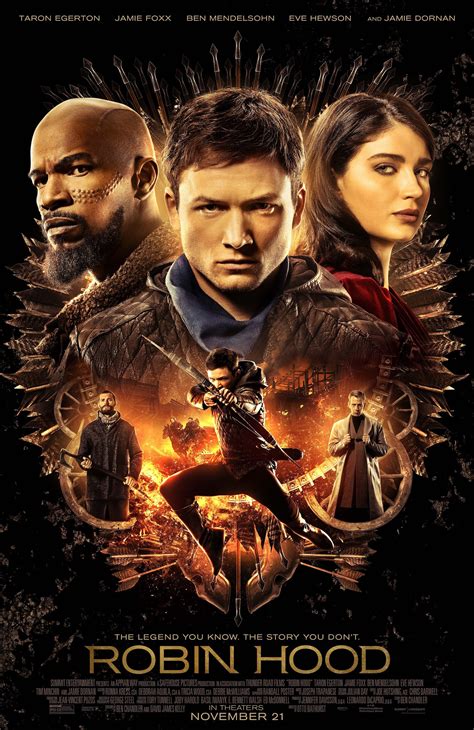 Robin Hood: ecco il poster finale del film con Taron Egerton e Jamie Foxx