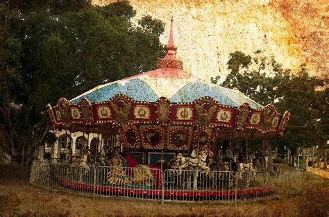 Vintage Carousel Photograph by Pete Rems - Pixels