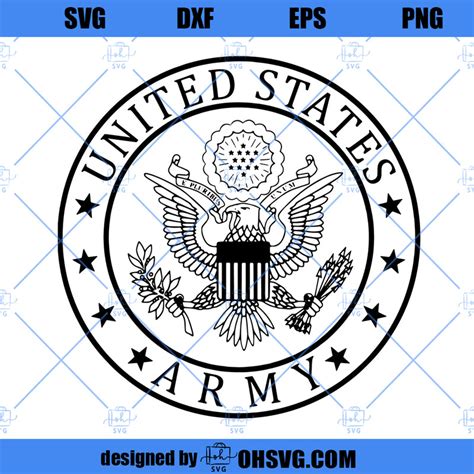 U.S. Army Eagle Logo, Standard Army Seal Digital Vector .ai, .svg, .pn ...