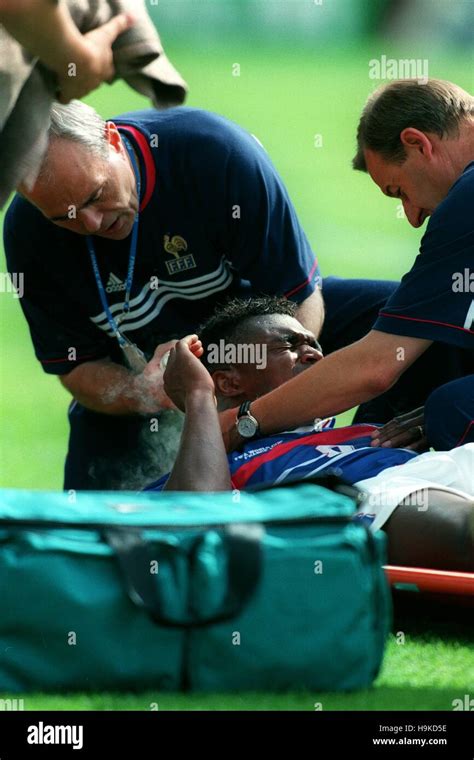 MARCEL DESAILLY FRANCE & CHELSEA FC 24 June 1998 Stock Photo - Alamy