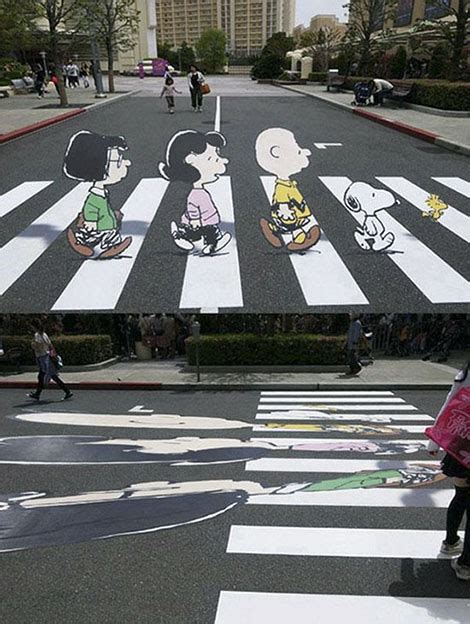 Pedestrian Crossing Street Art Combo ~ designcombo