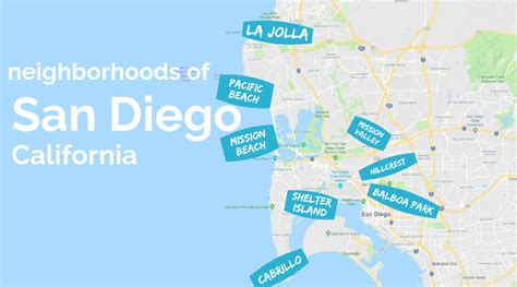 San Diego Map Neighborhoods - Zone Map