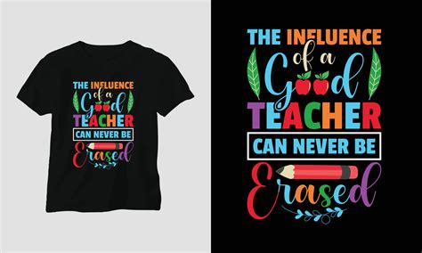 teacher's day t-shirt design concept created using Typography quotes ...