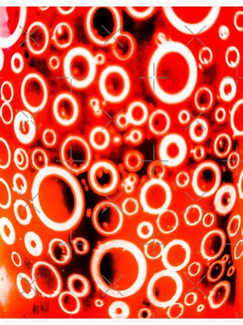 "Red Bubbles" Art Print for Sale by davidbstudios | Redbubble