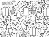 Big Chocolate Chip Cookie Coloring Page Sketch sketch template