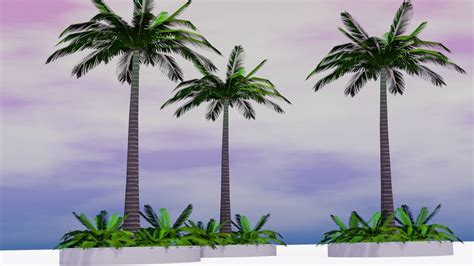 Low Poly Palm Tree 3D asset | CGTrader