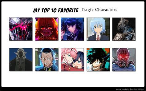 Top 10 Tragic Characters by ShadowKnight49 on DeviantArt