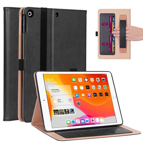 Dteck New iPad 7th Generation Case 10.2 Inch 2019, Premium Leather ...