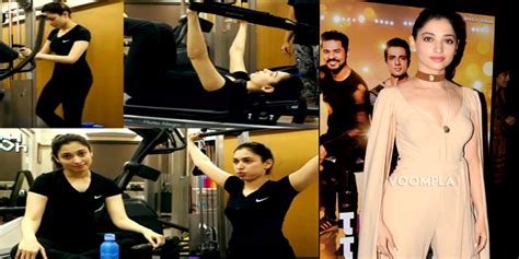 Tamannaah Bhatia’s Workout Routine Revealed Watch It Here! - The Stylish Life