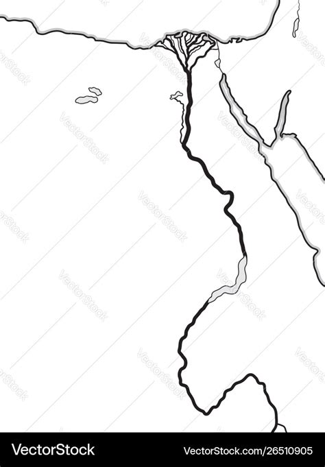 Nile River Map Blank