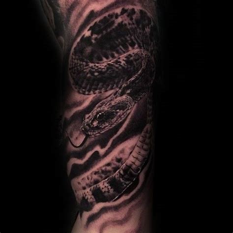 Rattlesnake Head Tattoo