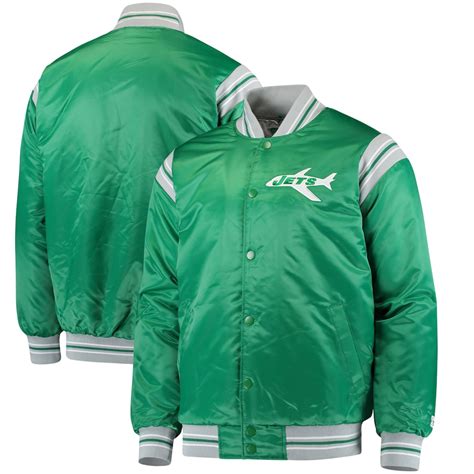 Starter New York Jets Green Enforcer Throwback Jacket