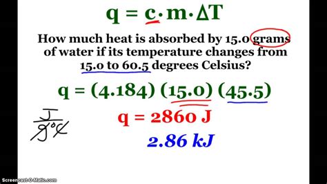 Equation For Calorimetry - Tessshebaylo