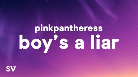 PinkPantheress - Boy's a liar (Lyrics) - YouTube