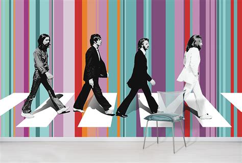 Beatles Wallpaper | The Beatles Music Wall Murals | Wallpapered