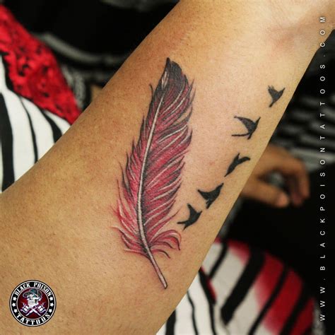 Feather Bird Tattoo Ideas