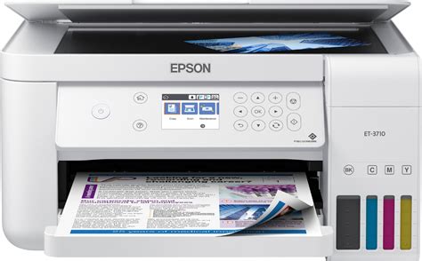 Epson EcoTank ET-3710 Wireless All-In-One Inkjet Printer White EPSON ...