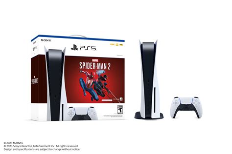 PlayStation 5 Disc Console - Spider-Man 2 Marvel Bundle - Walmart.com