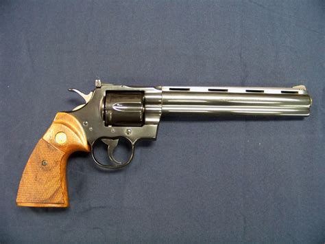 An 8 Inch Blue Colt Python in 357 magnum - You Will Shoot Your Eye Out