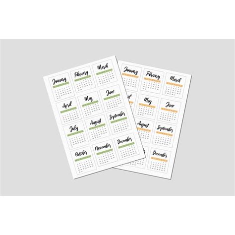 Planner Stickers, Calendar Stickers 2023 | Inspire Uplift