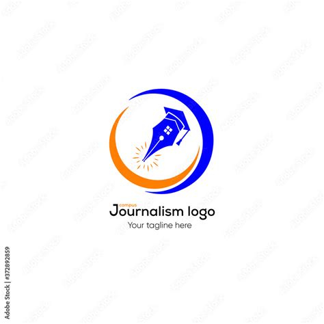 Campus journalism modern logo Stock Vector | Adobe Stock