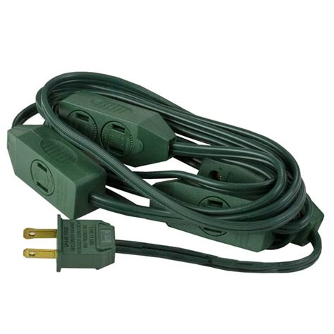 9ft Green Indoor Extension Power Cord with 9-Outlets and Foot Switch - Walmart.com - Walmart.com