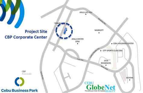 Cebu Business Park Map