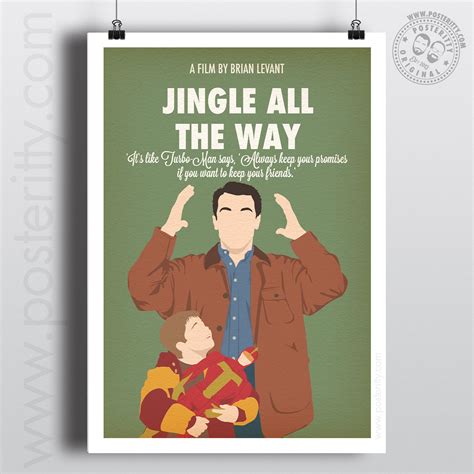 Jingle All The Way - Minimalist Christmas Movie Poster — Posteritty