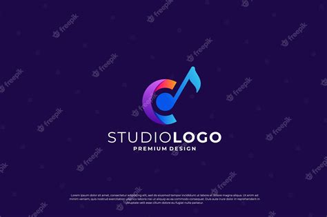 Premium Vector | Colorful music logo design inspiration