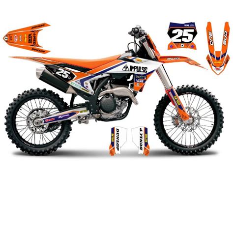 Custom mx graphics kit KTM 250 SXF 2023 DUAL