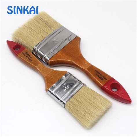 3 Inch Bristle Oil Paint Brush with Wooden Handle - China Bristle Paint Brush and Wooden Brushes