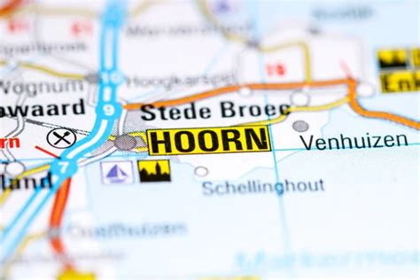 Hoorn. Netherlands on a map — Stock Photo © aliceinwonderland2020 #333732210