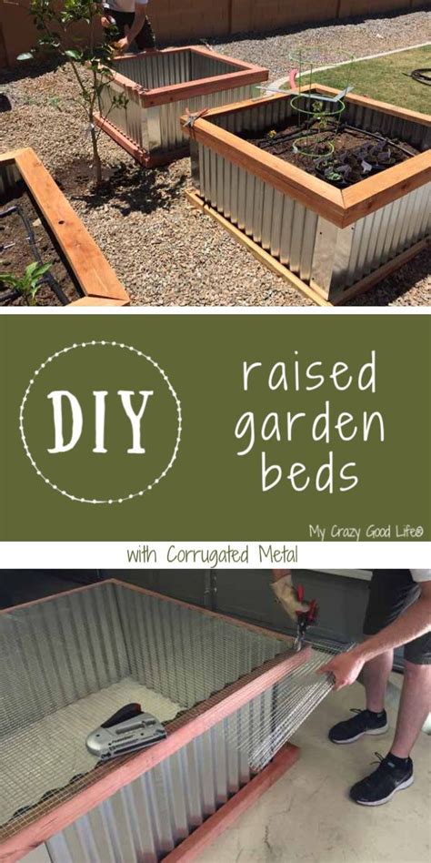 Diy raised garden beds with corrugated metal – Artofit