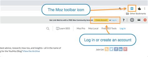 Guide To The Free Mozbar Chrome Extension