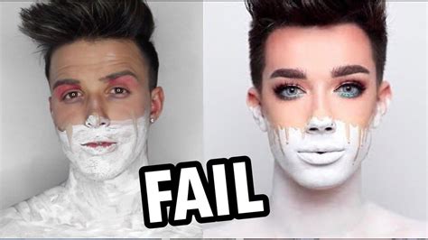 I TRIED FOLLOWING A JAMES CHARLES MAKEUP TUTORIAL! - YouTube