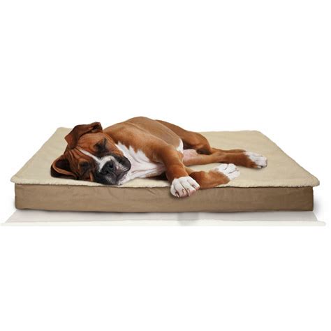 FurHaven Deluxe Outdoor Memory Foam Dog Bed with Removable Cover ...