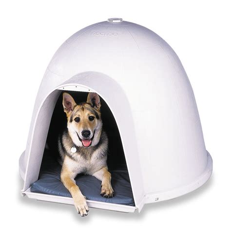 Petmate Dogloo XT Dog House size: 48.5"L x 47"W x 37"H, White | Large ...