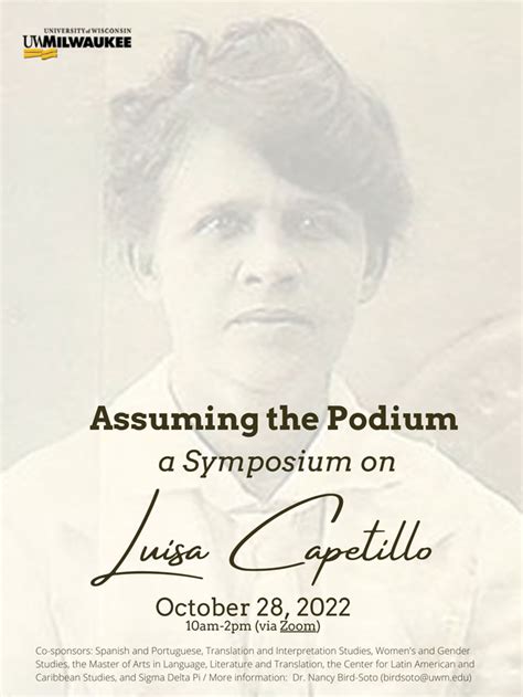 Assuming the Podium: a Symposium on Luisa Capetillo - Center for Latin American & Caribbean Studies