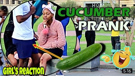 🥒 Cucumber Prank in india ll Funny reaction 🤣 ll Nagpur prank TV - YouTube