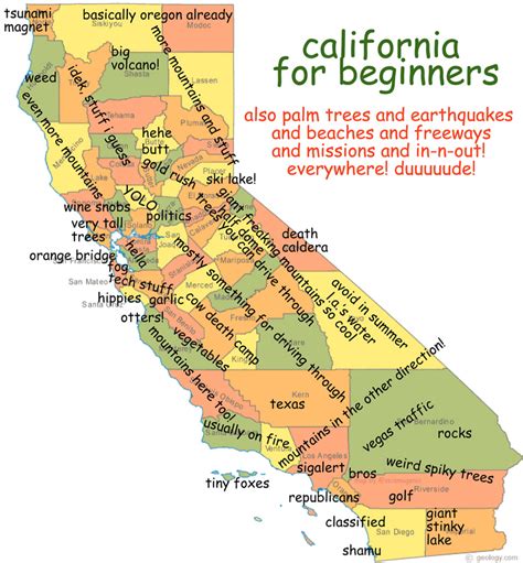 California Camping Map - Printable Maps