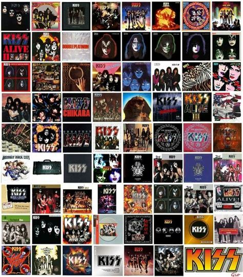 KISS (Discography). | Best rock bands, Best rock, Hot band